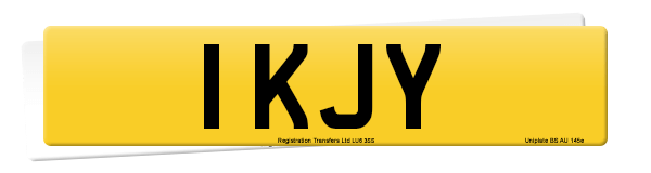 Registration number 1 KJY